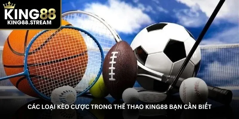 Các loại kèo cược trong Thể thao King88 bạn cần biết