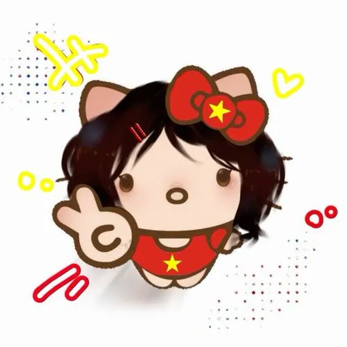 Ảnh đại diện Hello Kitty vô cảm nhìn đơn giản nhưng rất có gu