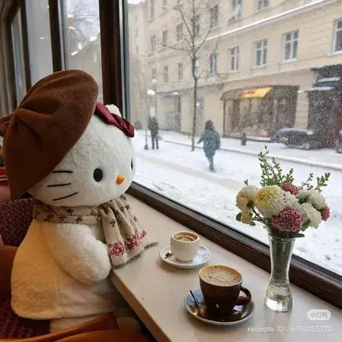 Avatar Hello Kitty vô tri phong cách tối giản đang được dùng nhiều