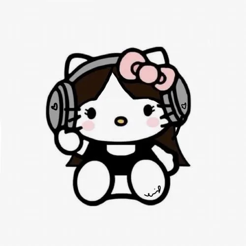 Ảnh hiển thị Kitty pastel bố cục gọn tạo im lặng thị giác