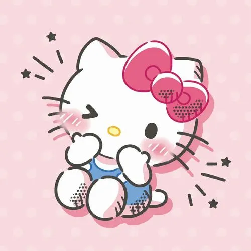 Hình profile Hello Kitty bóng tối bao phủ vô cảm