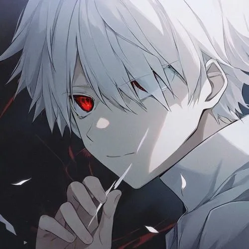 Nhân vật anime boy điềm tĩnh với chi tiết mái tóc sắc nét