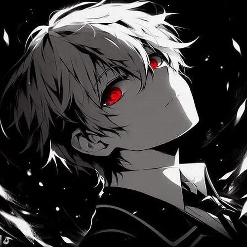 Hình ảnh anime boy cool nổi bật độ tương phản vừa và mood trầm