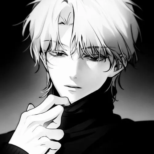 Nhân vật anime boy xa cách trong illustration digital trầm