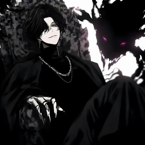 Hình profile anime boy cool ngầu với găng tay cá tính