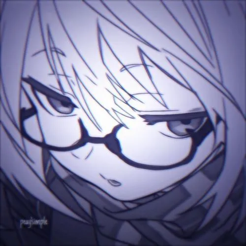 Hình profile cute anime glow nhẹ nhàng