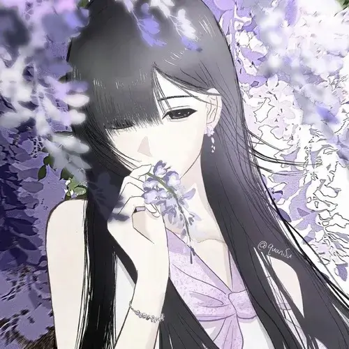 Ảnh đại diện anime cận mặt làm nổi bật biểu cảm khuôn mặt dễ thương