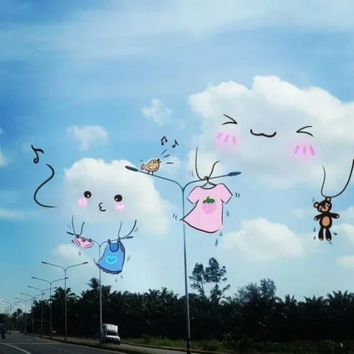 Ảnh cá nhân Zalo bầu trời tông xanh hậu kỳ nhẹ cảm xúc chữa lành