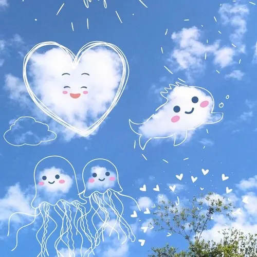 Bầu trời nền trời pastel độ sáng cao nhẹ nhàng