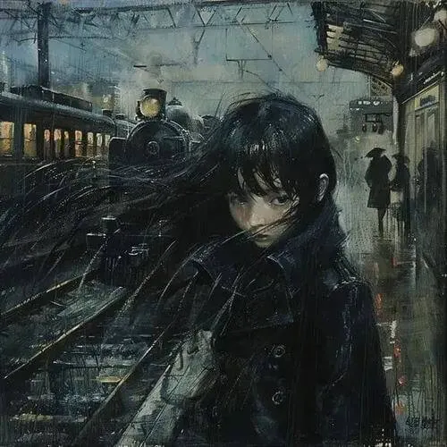 Avatar buồn diễn tả mệt mỏi với ánh sáng yếu.