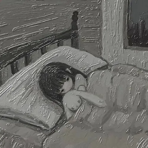 Ảnh đại diện buồn thể hiện cô đơn bằng bố cục trống.