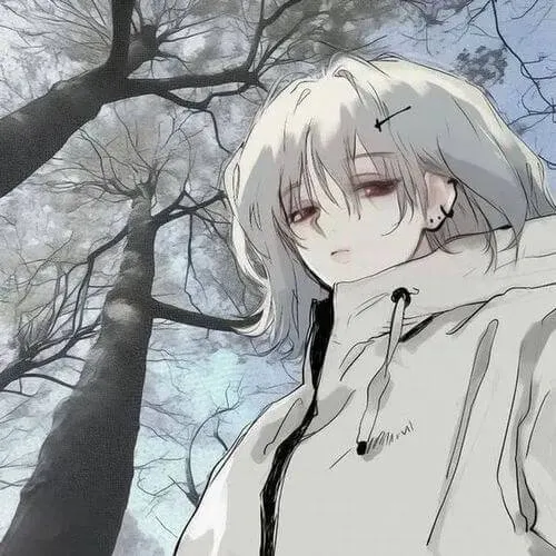 Avatar tâm trạng thể hiện im lặng và nỗi buồn sâu.