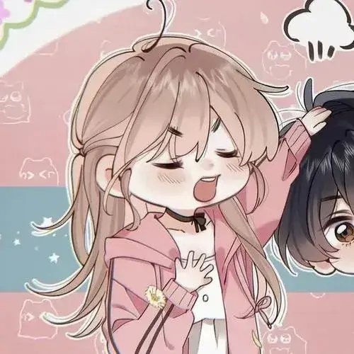 Hình profile thể hiện bố cục cân xứng giữa hai gương mặt hài hòa