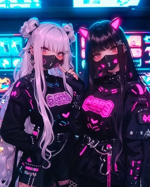 Avatar đôi ton sur ton trang phục liên kết thể hiện đồng vibe