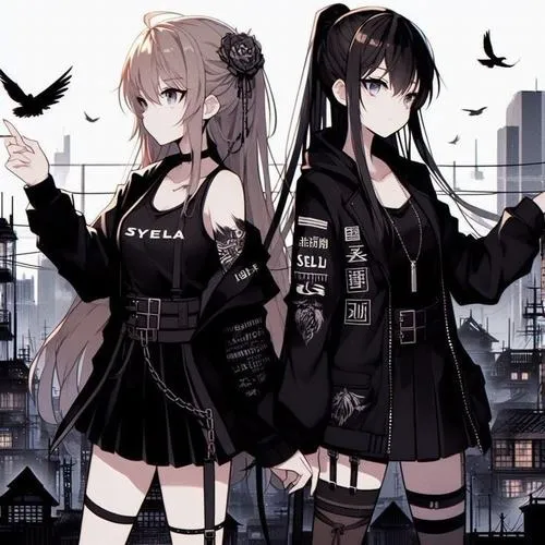 Ảnh đại diện cặp bạn thân hoạt hình cá tính đôi đồng điệu