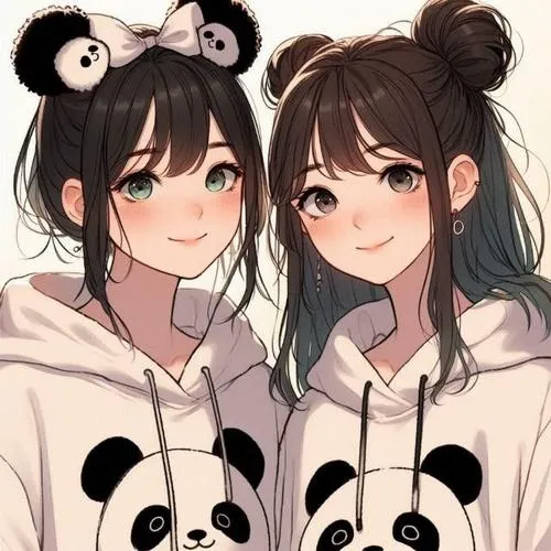 Avatar đôi bạn thân nữ hợp vibe nhìn là thấy thân liền