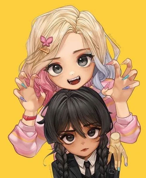 Ảnh đại diện cặp bạn thân quán cà phê chill chung mood