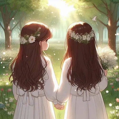 Avatar đôi ngoài trời ánh sáng tự nhiên gần gũi