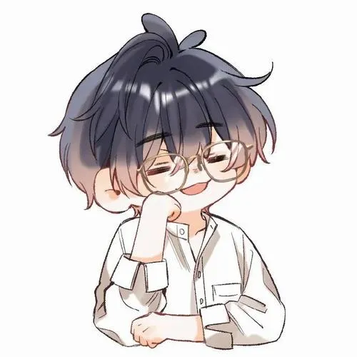 Hình avatar cute trung tính không phản ứng bố cục gọn