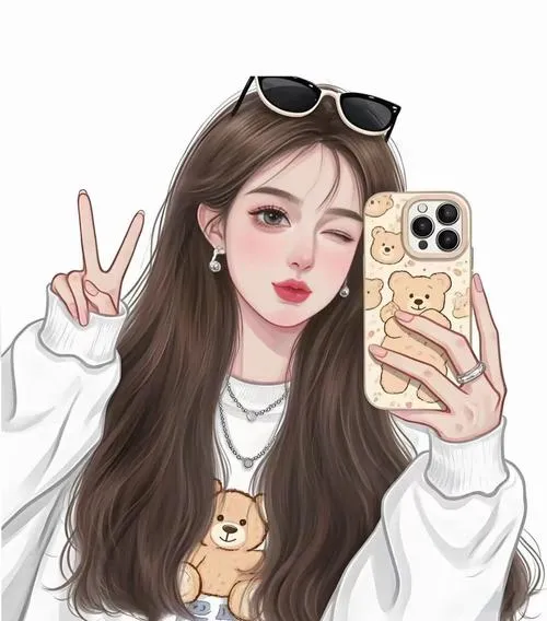 Ảnh đại diện nữ mang phong cách dễ thương tạo cảm xúc tích cực