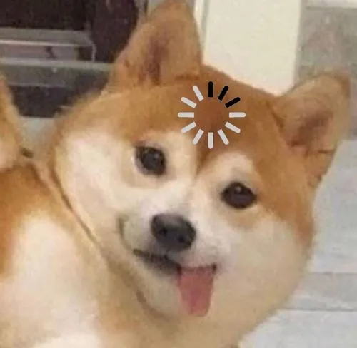 Hình profile chó đứng hình tông màu xám giải trí