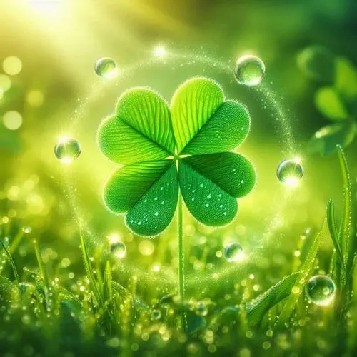 Avatar cỏ bốn lá mang vibe bình an giữa mạng xã hội ồn ào