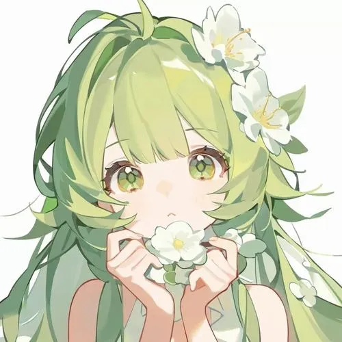 Hình avatar cute cỏ bốn lá nền trắng gợi khởi đầu mới