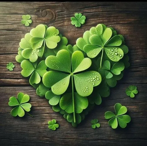 Hình đại diện cute cỏ bốn lá minh họa mềm mang vía tốt