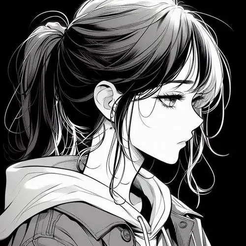 Avatar đen trắng buồn giữ trọn cảm xúc những ngày suy sụp