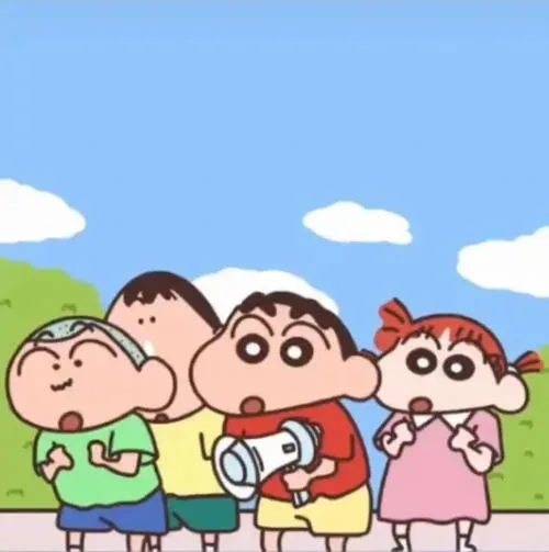 Avatar nhóm 4 người thể hiện ăn ý qua bố cục hình vuông và cảm xúc vui vẻ.