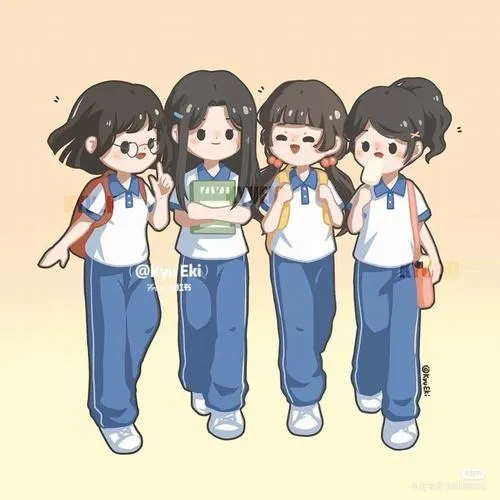 Hình avatar avatar đồng đội thể hiện dễ thương tự nhiên.