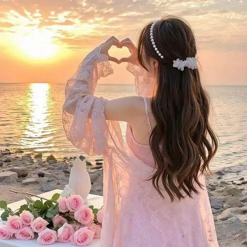 Ảnh đại diện nữ quay lưng cho người thích cảm giác xa cách tinh tế