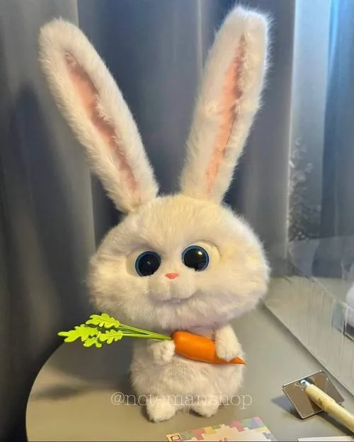 Phong cách hoạt hình làm gấu bông con thỏ thân thiện hơn mạng xã hội