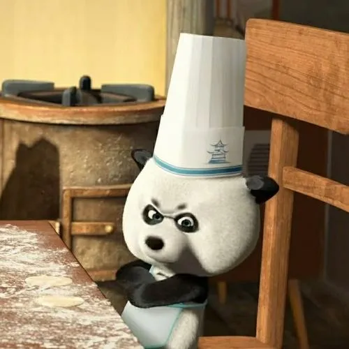 Ảnh avatar gấu trúc áo hoodie phụ kiện nhỏ nhìn xinh