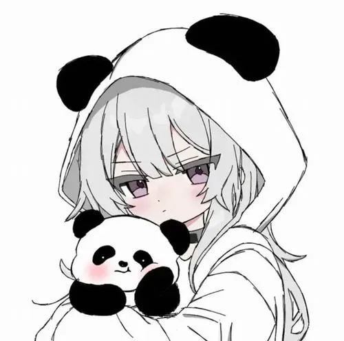 Avatar thú dễ thương gấu trúc phong cách chibi giải trí