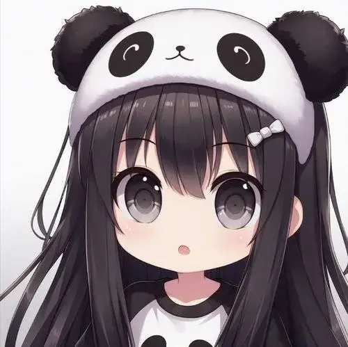 Hình đại diện gấu trúc ánh sáng nền độ tương phản thấp dịu mắt