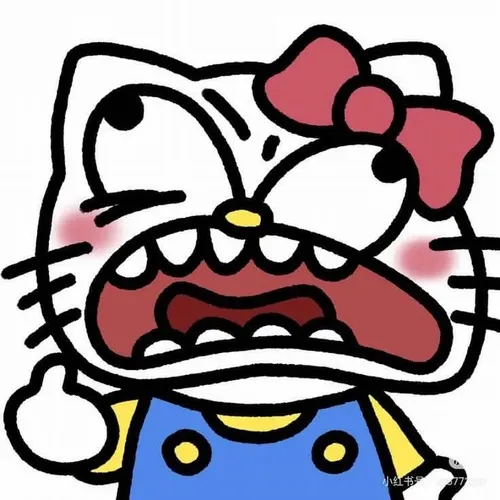 Ảnh hiển thị Kitty trắng không nhấn trang phục