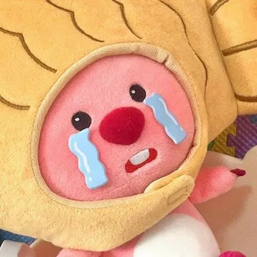 Avatar hoạt hình Loopy bố cục cận mặt nét vẽ mềm đáng yêu.