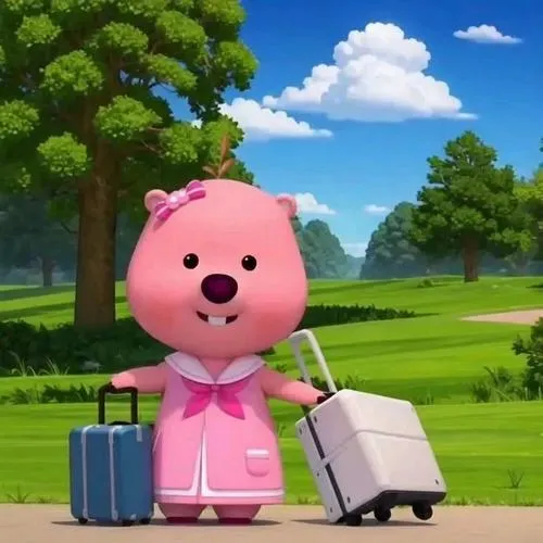 Ảnh trang cá nhân Loopy phong cách kawaii Hàn Quốc.