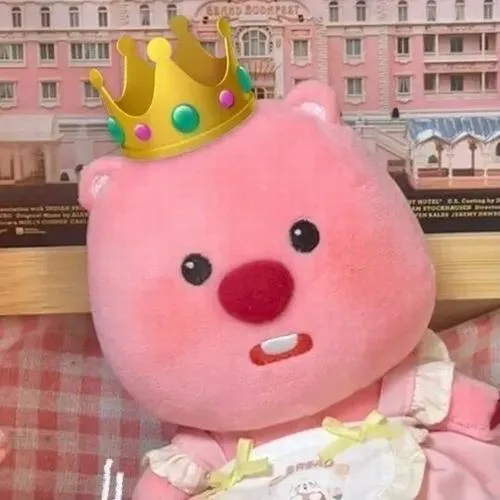 Ảnh hiển thị Loopy bố cục chính diện cận mặt.