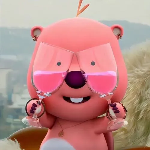 Ảnh avatar ngầu Loopy thể hiện biểu cảm gương mặt hiền.
