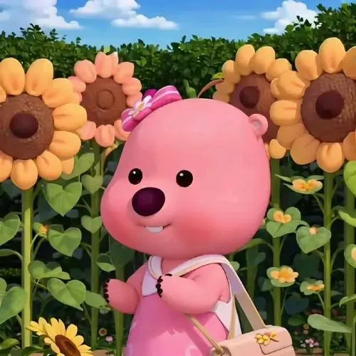 Ảnh avatar ngầu Loopy nét vẽ tròn độ tương phản thấp.