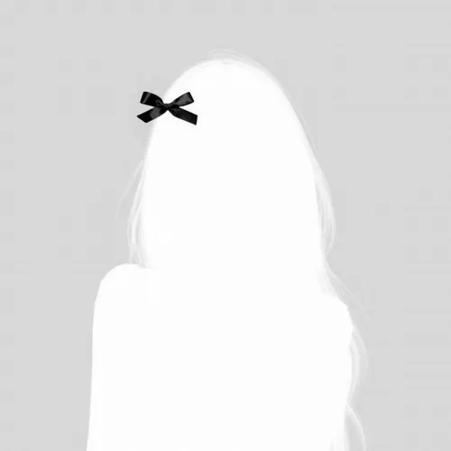 Hình avatar cute bị lược bỏ phụ kiện giữ độ nét phẳng trung lập.