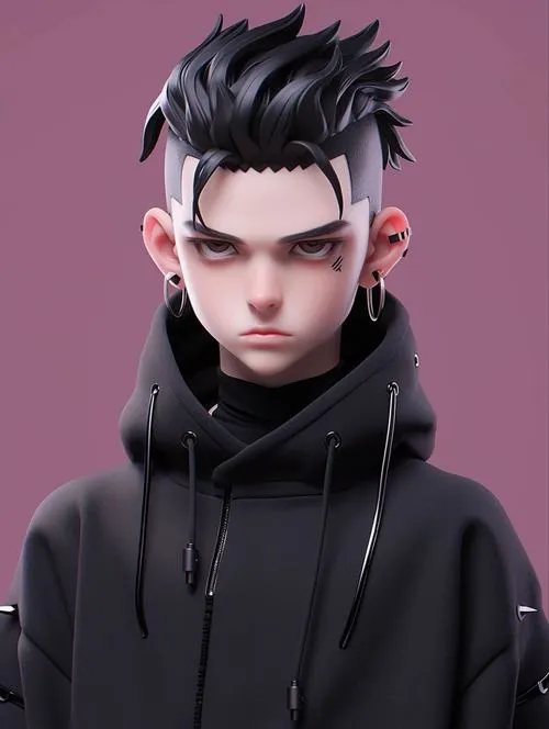 Ảnh profile đàn ông cận mặt độ nét gương mặt cao lạnh.