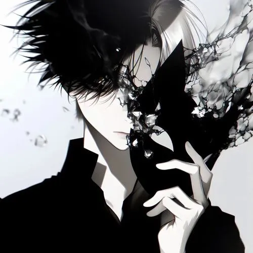 Avatar đen trắng nam giúp đường nét khuôn mặt rõ và cuốn