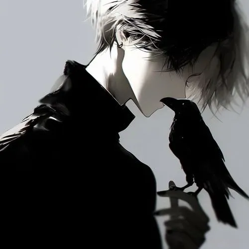 Ảnh avatar Facebook nam trắng đen làm nổi đường nét nam giới