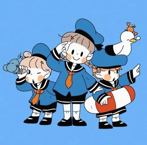 Avatar lầy ba người đứng sát tạo nhận diện chung.