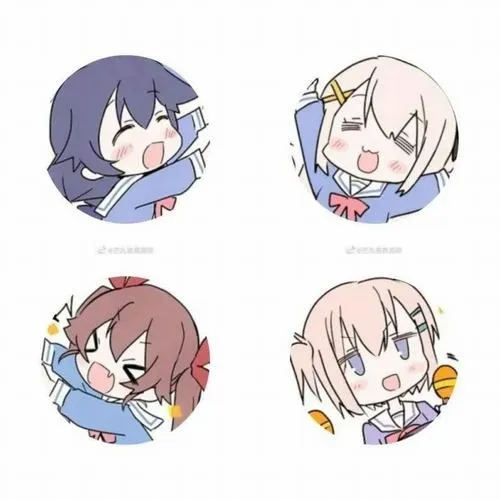 Ảnh đại diện nhóm bạn trong ảnh sự kiện vẫn đồng bộ phong cách.