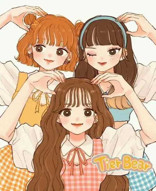 Hình avatar hình profile nhóm cá tính thể hiện đồng bộ rõ rệt.