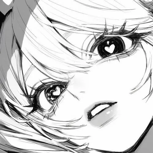 Hình profile nữ trắng đen góc nghiêng nghệ thuật